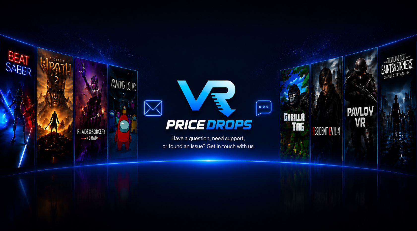 VrPriceDrops - Contact us - Request a VR Game