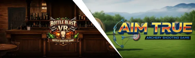 Aim True - VR Archery Shooting Game | Bottle Blast VR - Bottle Shooting Game