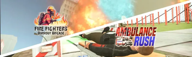 Ambulance Driving & Rescue Simulator | Burnout Brigade - Fire Fighting Game